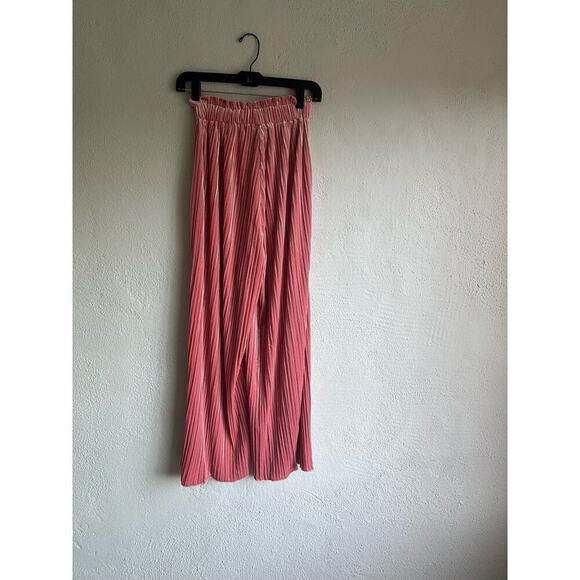 Anthropologie Endless Rose Womens Pleated Velvet Casual Wide Leg Pants, … - Picture 11 of 11